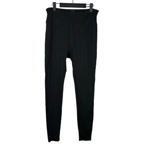Assets by Spanx High Waist Ponte Shaping Black Leggings Women's Size XL